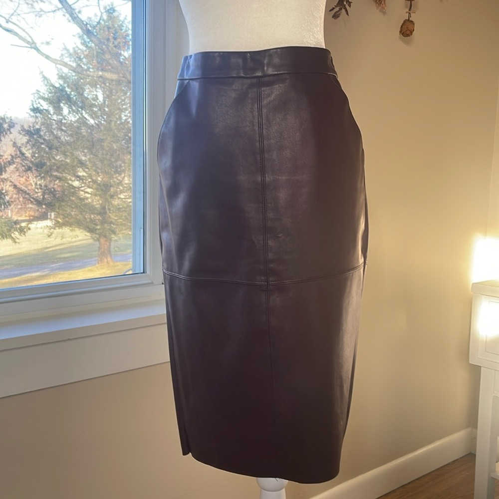 Express Faux Leather Skirt
